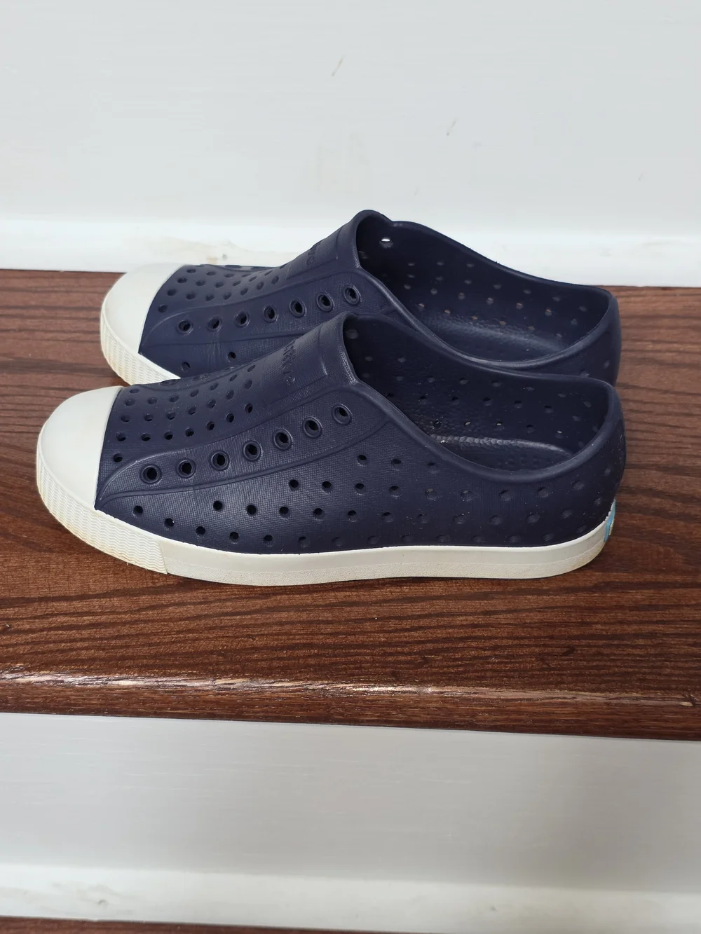 Native Jefferson Slip-On Sneakers in Navy Blue